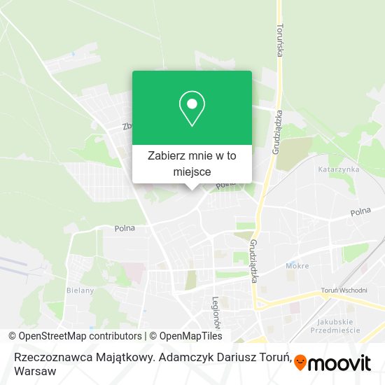 Mapa Rzeczoznawca Majątkowy. Adamczyk Dariusz Toruń