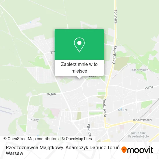 Mapa Rzeczoznawca Majątkowy. Adamczyk Dariusz Toruń
