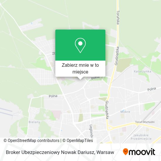 Mapa Broker Ubezpieczeniowy Nowak Dariusz