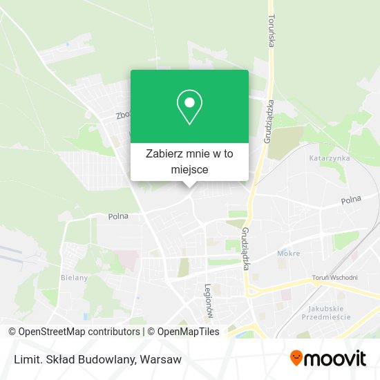 Mapa Limit. Skład Budowlany