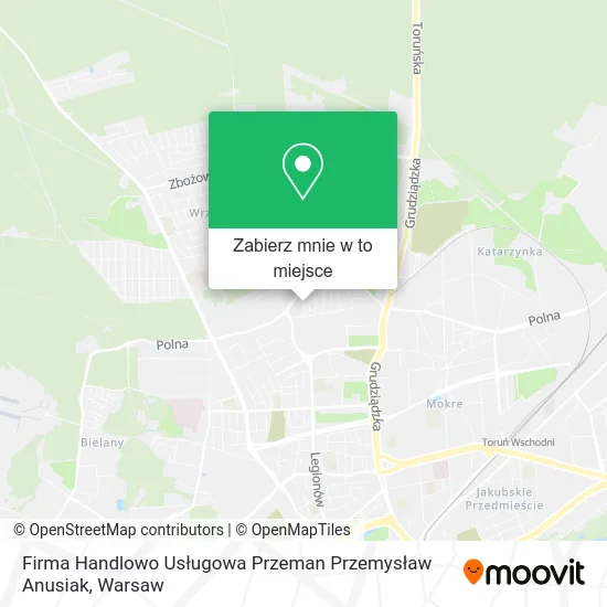 Mapa Firma Handlowo Usługowa Przeman Przemysław Anusiak