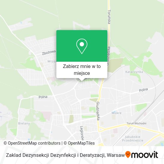 Mapa Zaklad Dezynsekcji Dezynfekcji i Deratyzacji