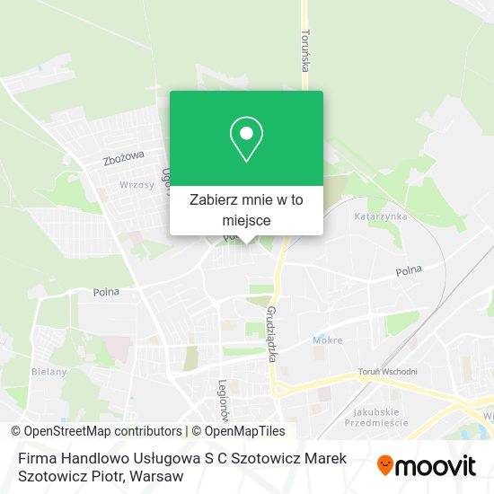 Mapa Firma Handlowo Usługowa S C Szotowicz Marek Szotowicz Piotr