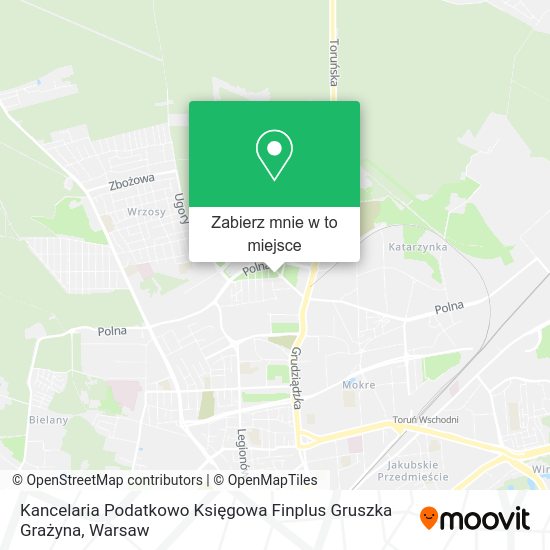 Mapa Kancelaria Podatkowo Księgowa Finplus Gruszka Grażyna