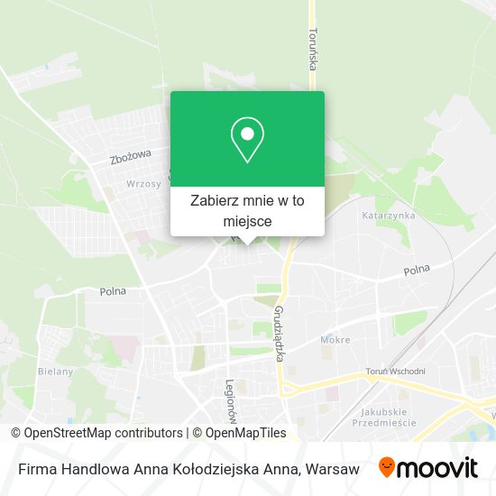 Mapa Firma Handlowa Anna Kołodziejska Anna