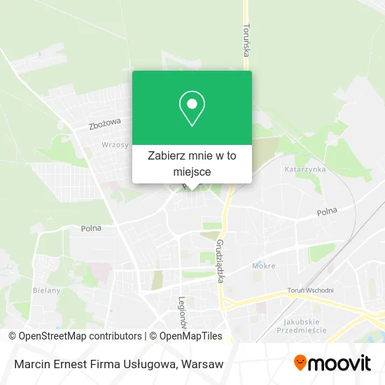 Mapa Marcin Ernest Firma Usługowa