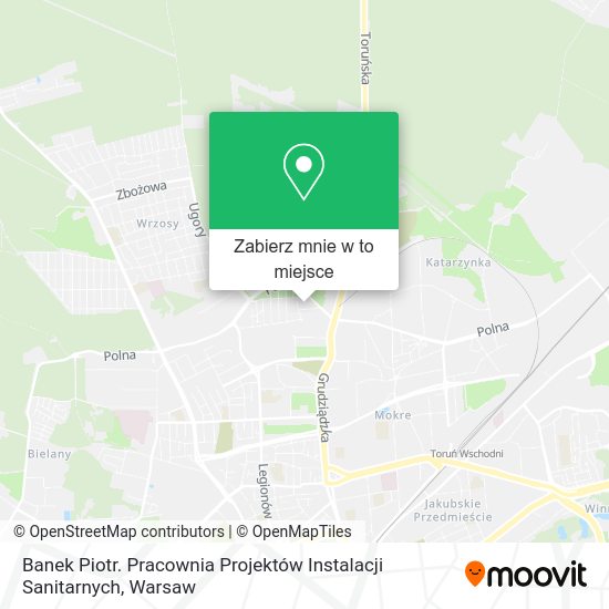 Mapa Banek Piotr. Pracownia Projektów Instalacji Sanitarnych