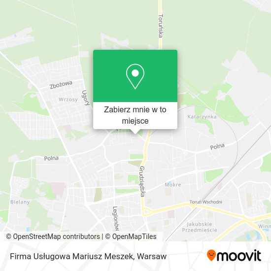 Mapa Firma Usługowa Mariusz Meszek