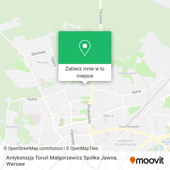 Mapa Antykorozja Toruń Małgorzewicz Spółka Jawna