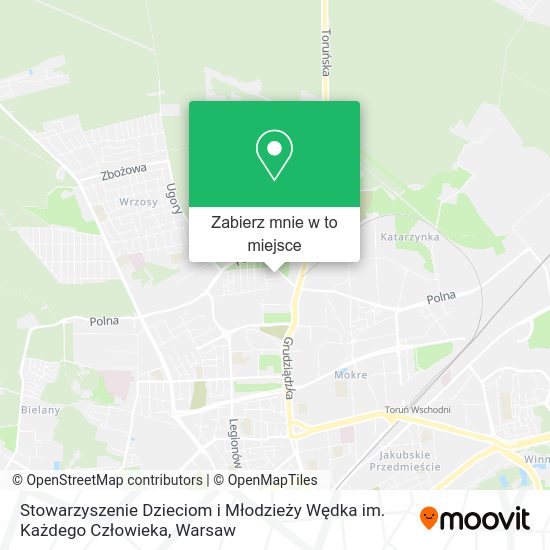 Mapa Stowarzyszenie Dzieciom i Młodzieży Wędka im. Każdego Człowieka