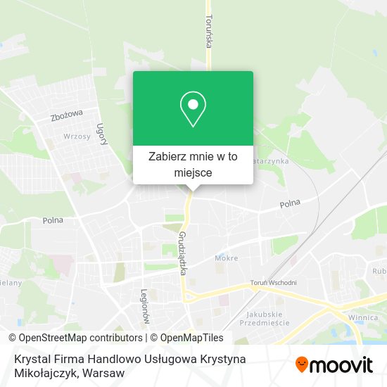 Mapa Krystal Firma Handlowo Usługowa Krystyna Mikołajczyk