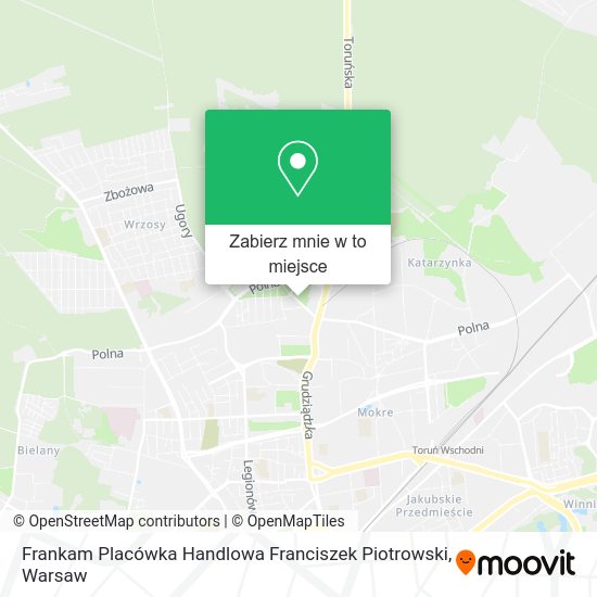 Mapa Frankam Placówka Handlowa Franciszek Piotrowski