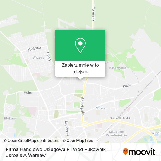 Mapa Firma Handlowo Usługowa Fil Wod Pukownik Jarosław