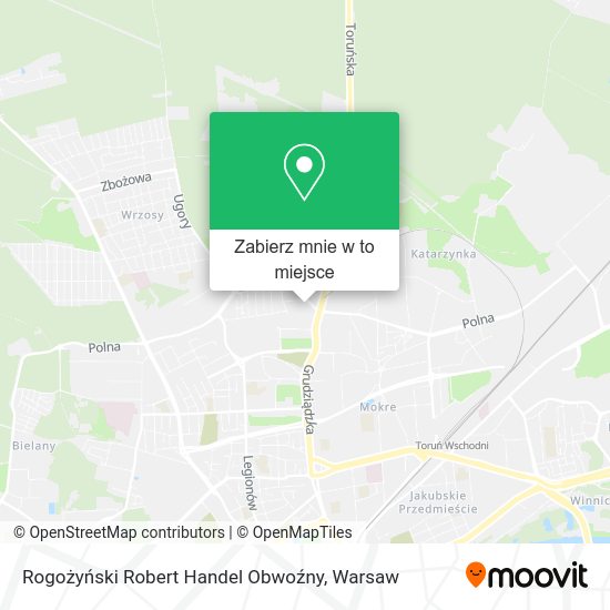 Mapa Rogożyński Robert Handel Obwoźny