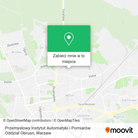 Mapa Przemysłowy Instytut Automatyki i Pomiarów Oddział Obrusn