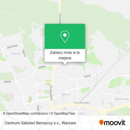 Mapa Centrum Szkoleń Bernaccy s.c.