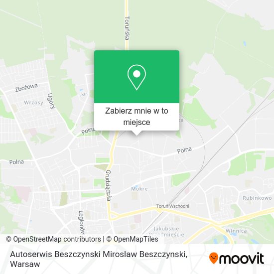 Mapa Autoserwis Beszczynski Miroslaw Beszczynski