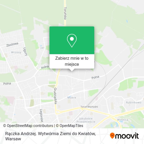 Mapa Rączka Andrzej. Wytwórnia Ziemi do Kwiatów