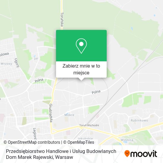 Mapa Przedsiębiorstwo Handlowe i Usług Budowlanych Dom Marek Rajewski