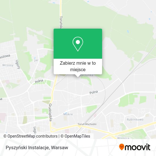 Mapa Pyszyński Instalacje