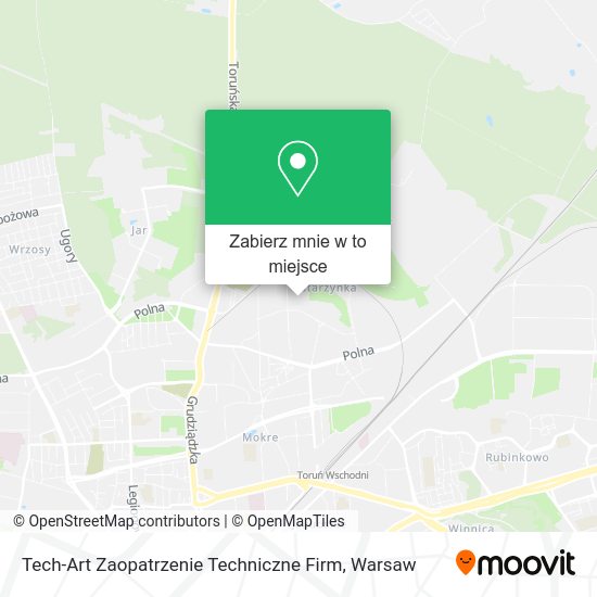 Mapa Tech-Art Zaopatrzenie Techniczne Firm