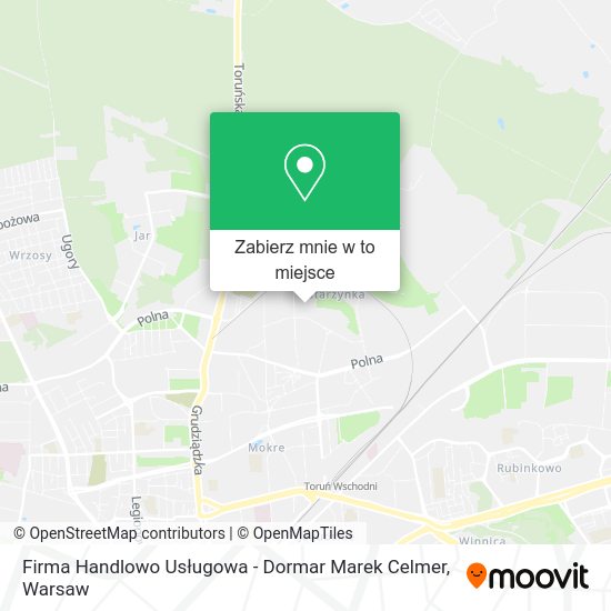 Mapa Firma Handlowo Usługowa - Dormar Marek Celmer