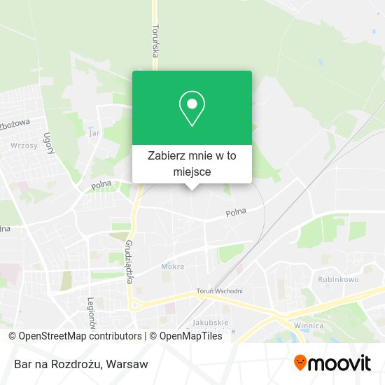 Mapa Bar na Rozdrożu