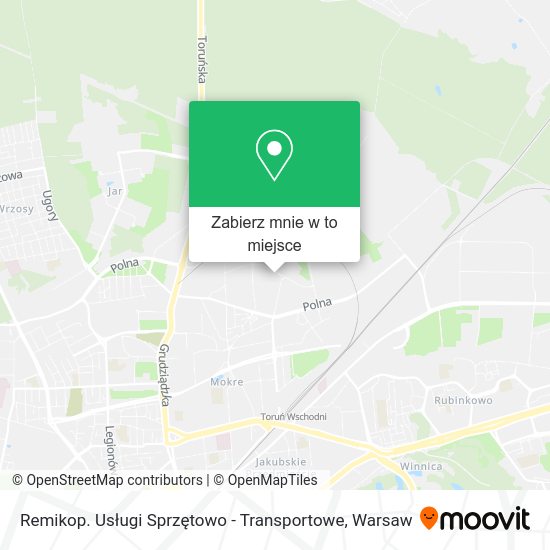 Mapa Remikop. Usługi Sprzętowo - Transportowe