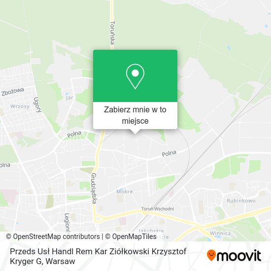 Mapa Przeds Usł Handl Rem Kar Ziółkowski Krzysztof Kryger G