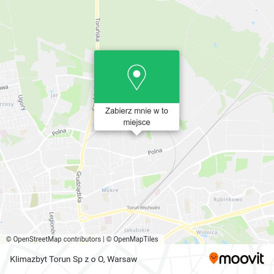 Mapa Klimazbyt Torun Sp z o O