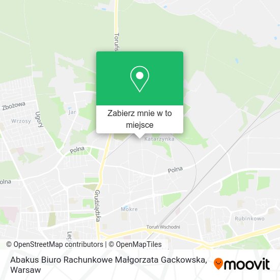 Mapa Abakus Biuro Rachunkowe Małgorzata Gackowska