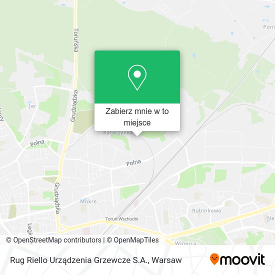 Mapa Rug Riello Urządzenia Grzewcze S.A.