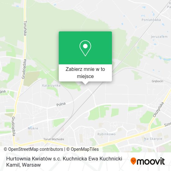 Mapa Hurtownia Kwiatów s.c. Kuchnicka Ewa Kuchnicki Kamil