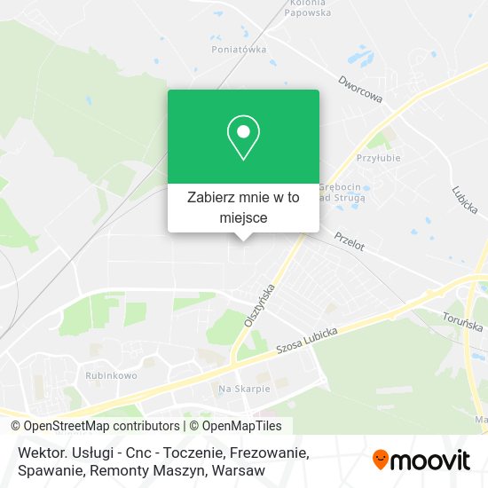 Mapa Wektor. Usługi - Cnc - Toczenie, Frezowanie, Spawanie, Remonty Maszyn