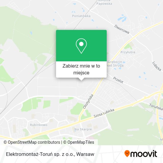 Mapa Elektromontaż-Toruń sp. z o.o.