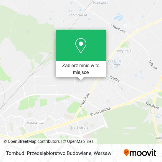 Mapa Tombud. Przedsiębiorstwo Budowlane