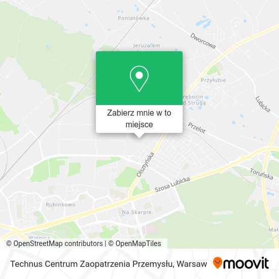 Mapa Technus Centrum Zaopatrzenia Przemysłu