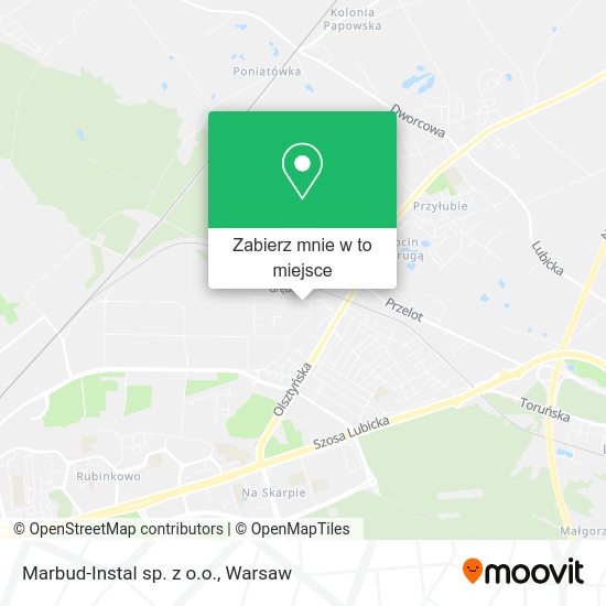 Mapa Marbud-Instal sp. z o.o.