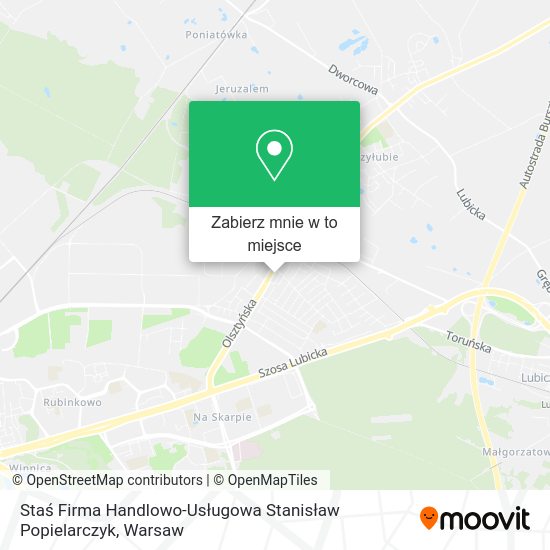 Mapa Staś Firma Handlowo-Usługowa Stanisław Popielarczyk