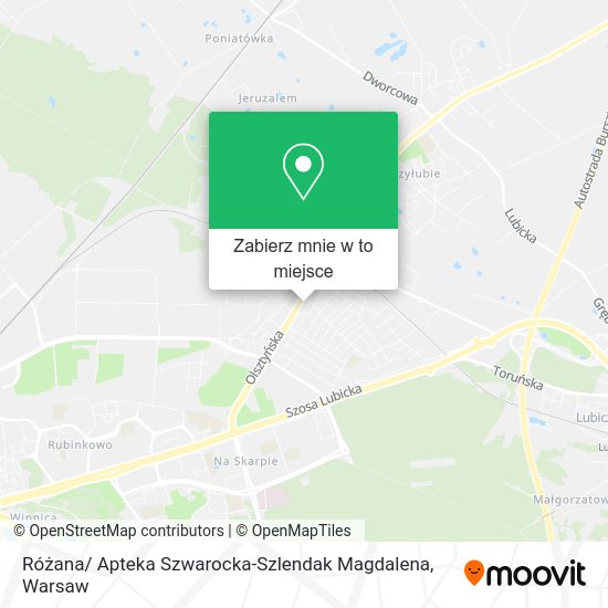 Mapa Różana/ Apteka Szwarocka-Szlendak Magdalena