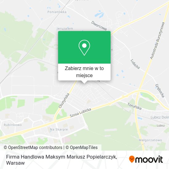 Mapa Firma Handlowa Maksym Mariusz Popielarczyk