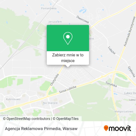 Mapa Agencja Reklamowa Pirmedia