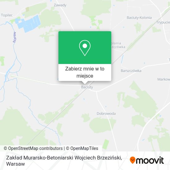 Mapa Zakład Murarsko-Betoniarski Wojciech Brzeziński