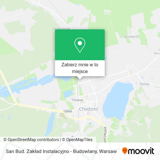 Mapa San Bud. Zakład Instalacyjno - Budowlany