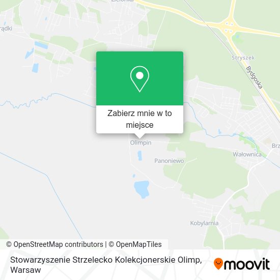 Mapa Stowarzyszenie Strzelecko Kolekcjonerskie Olimp