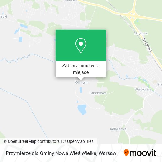 Mapa Przymierze dla Gminy Nowa Wieś Wielka