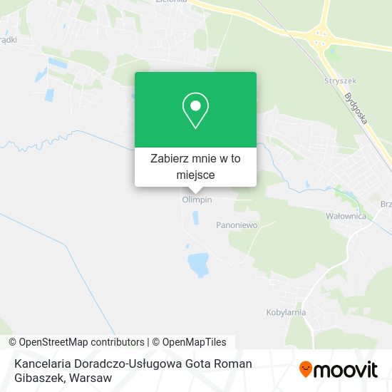 Mapa Kancelaria Doradczo-Usługowa Gota Roman Gibaszek