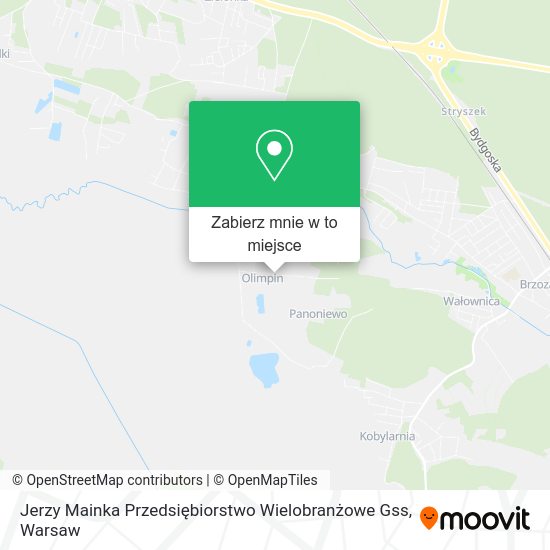 Mapa Jerzy Mainka Przedsiębiorstwo Wielobranżowe Gss