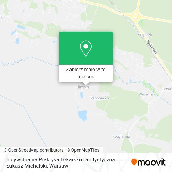 Mapa Indywidualna Praktyka Lekarsko Dentystyczna Łukasz Michalski