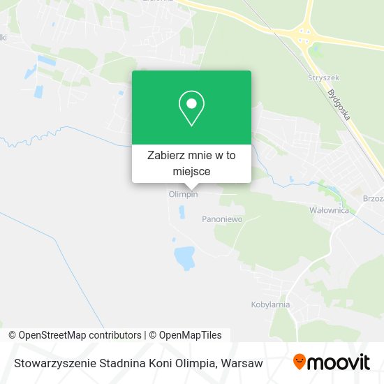 Mapa Stowarzyszenie Stadnina Koni Olimpia